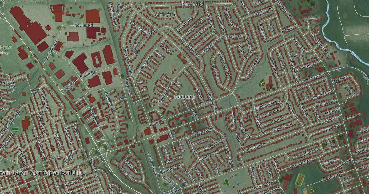 Map of Fair Lawn, New Jersey