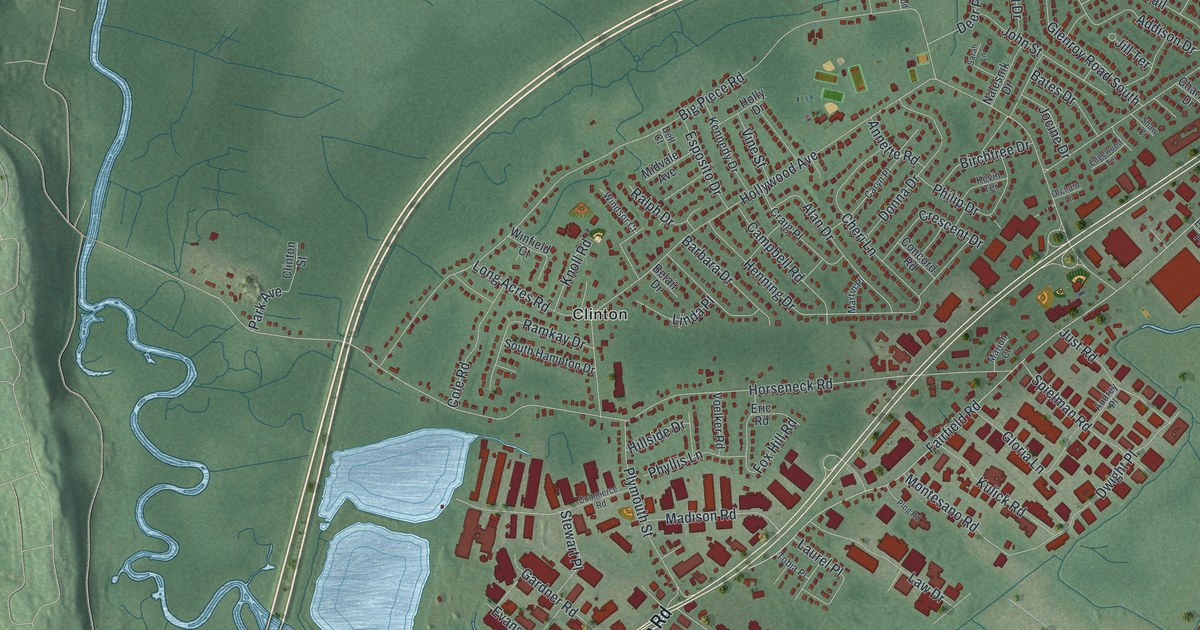 Map of Fairfield, Essex County, New Jersey