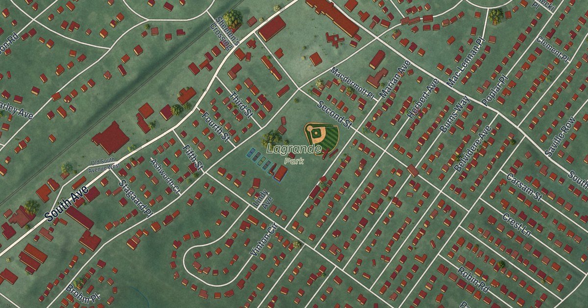 Map of Fanwood, New Jersey