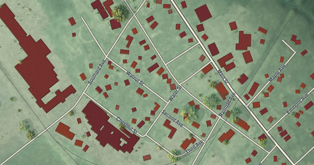 Map of Farmingdale, New Jersey