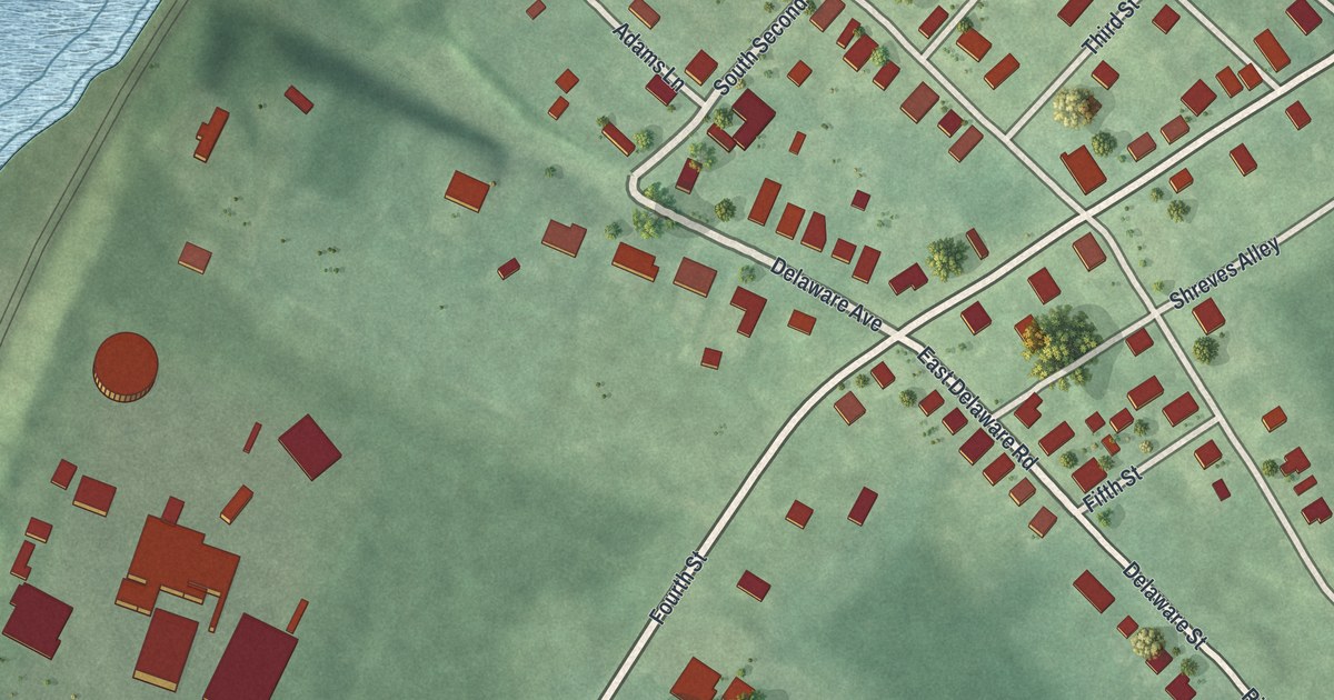 Map of Fieldsboro, New Jersey