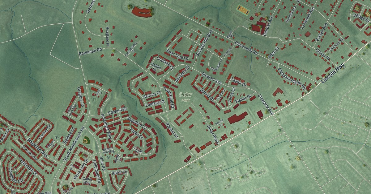 Map of Franklin Park, New Jersey