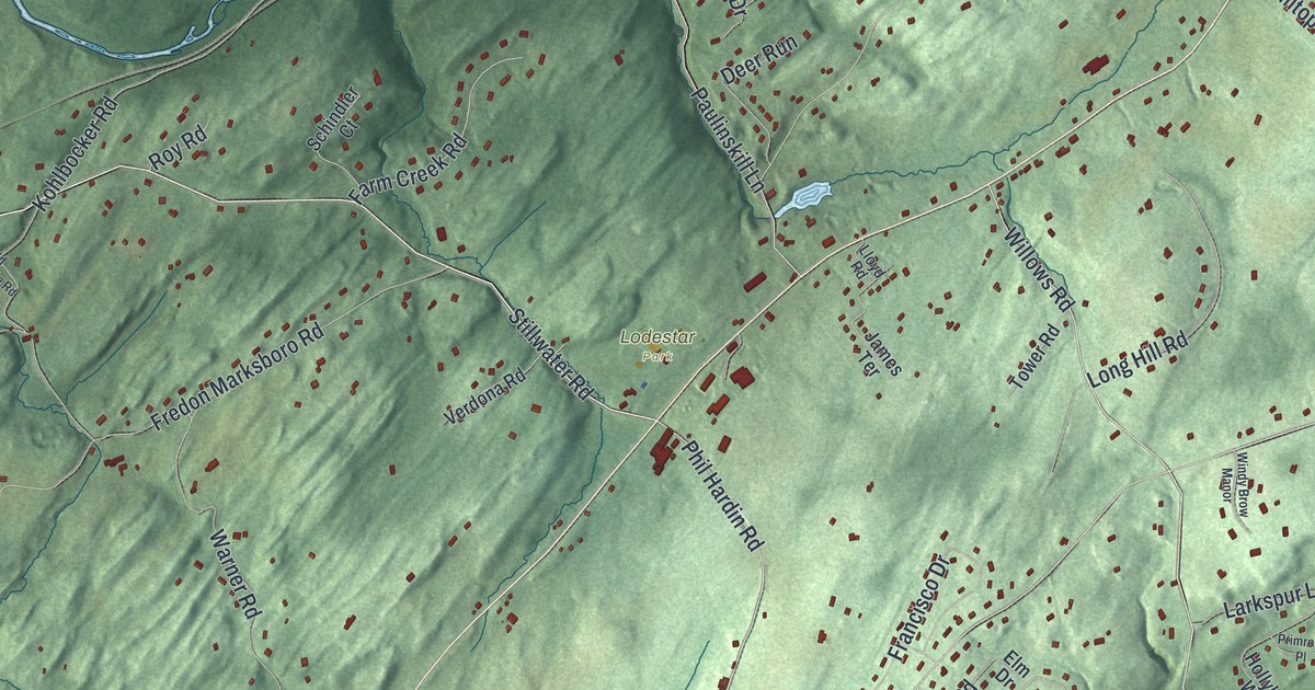 Map of Fredon, New Jersey