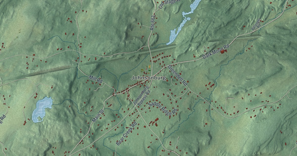 Map of Frelinghuysen, New Jersey