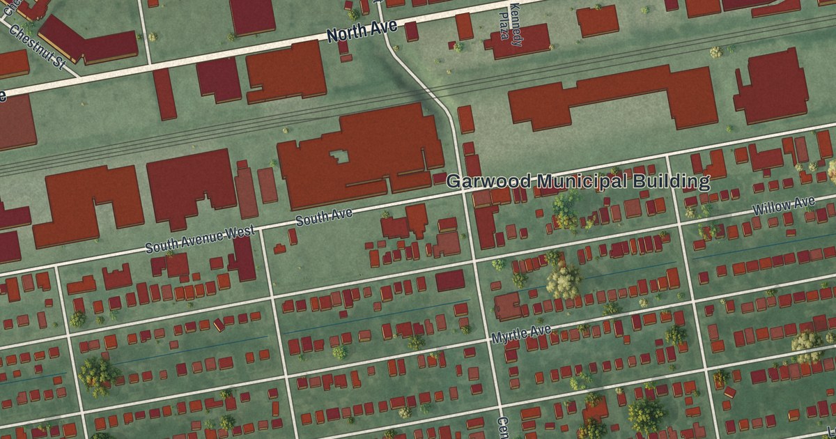 Map of Garwood, New Jersey