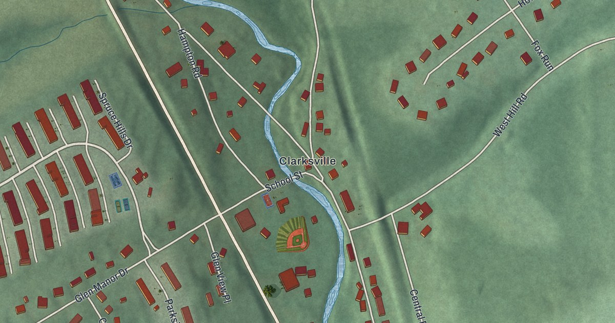 Map of Glen Gardner, New Jersey