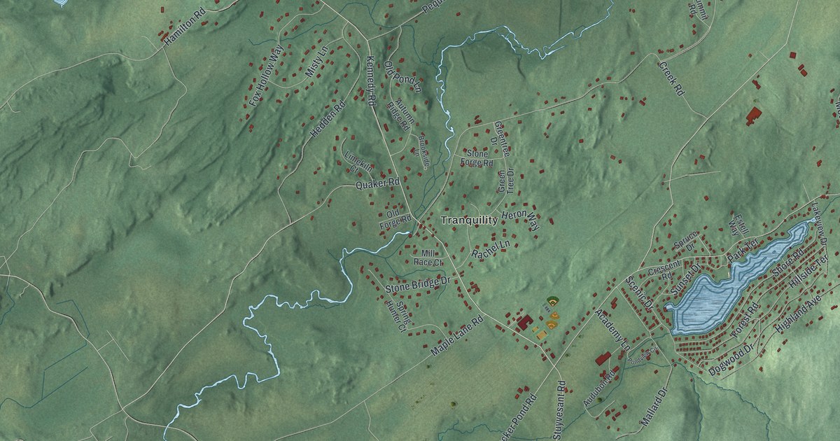 Map of Green, New Jersey