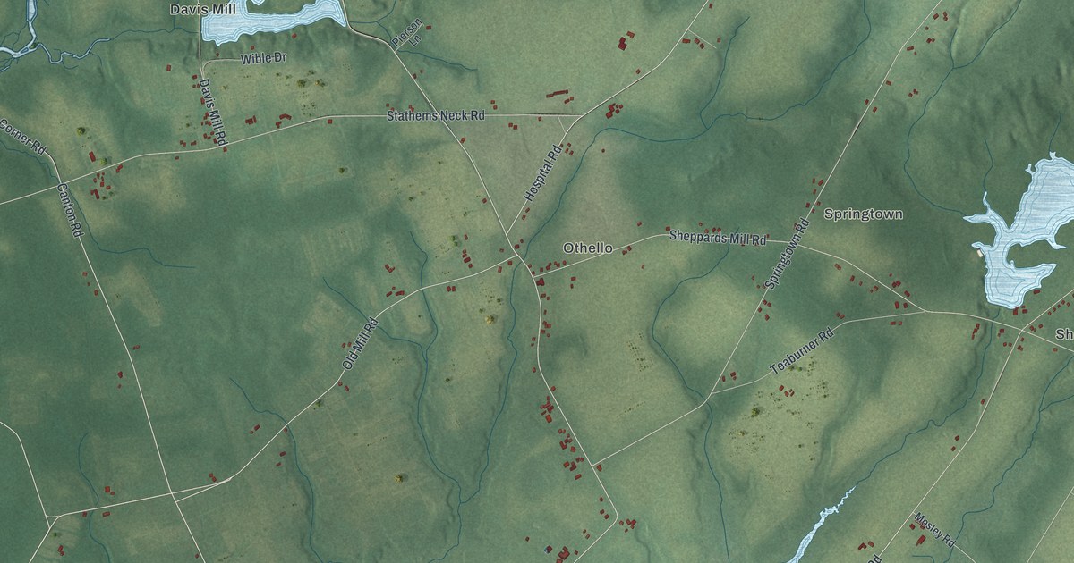 Map of Greenwich, Cumberland County, New Jersey