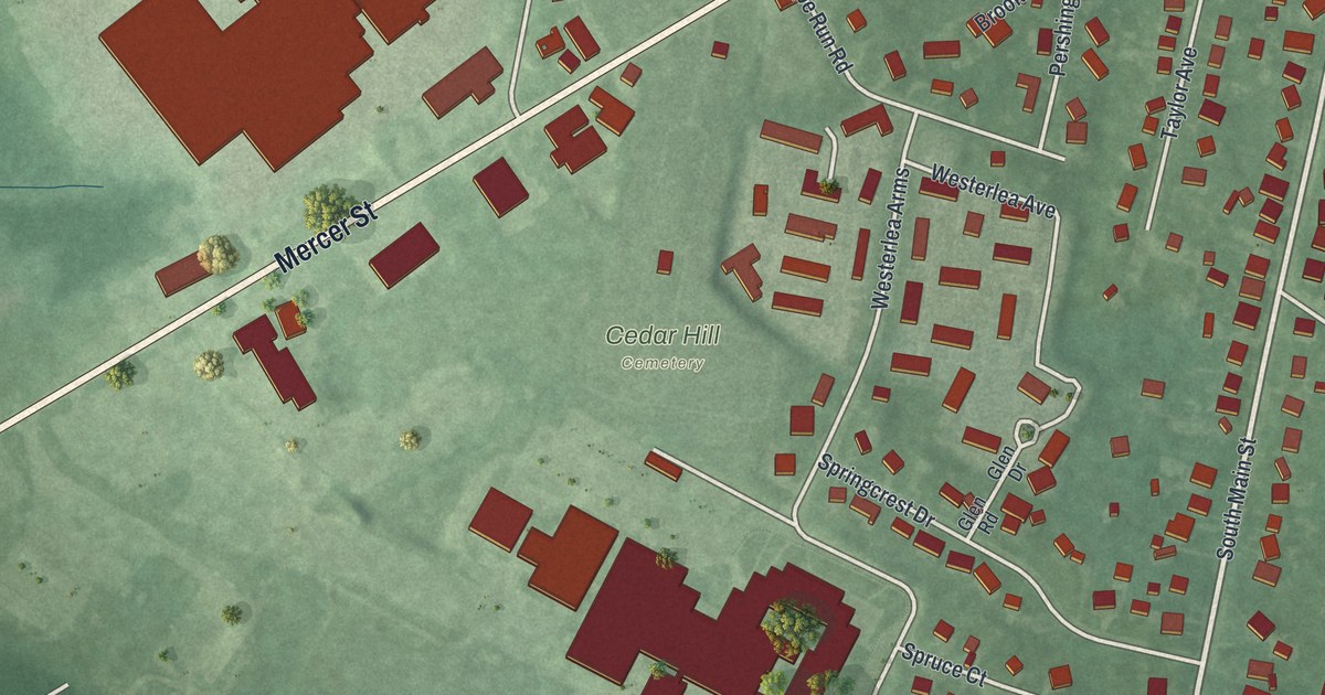 Map of Hightstown, New Jersey