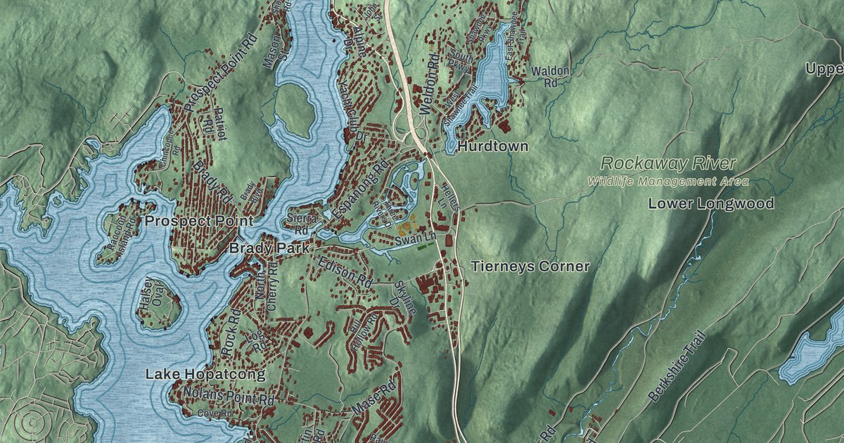 Map of Jefferson, New Jersey
