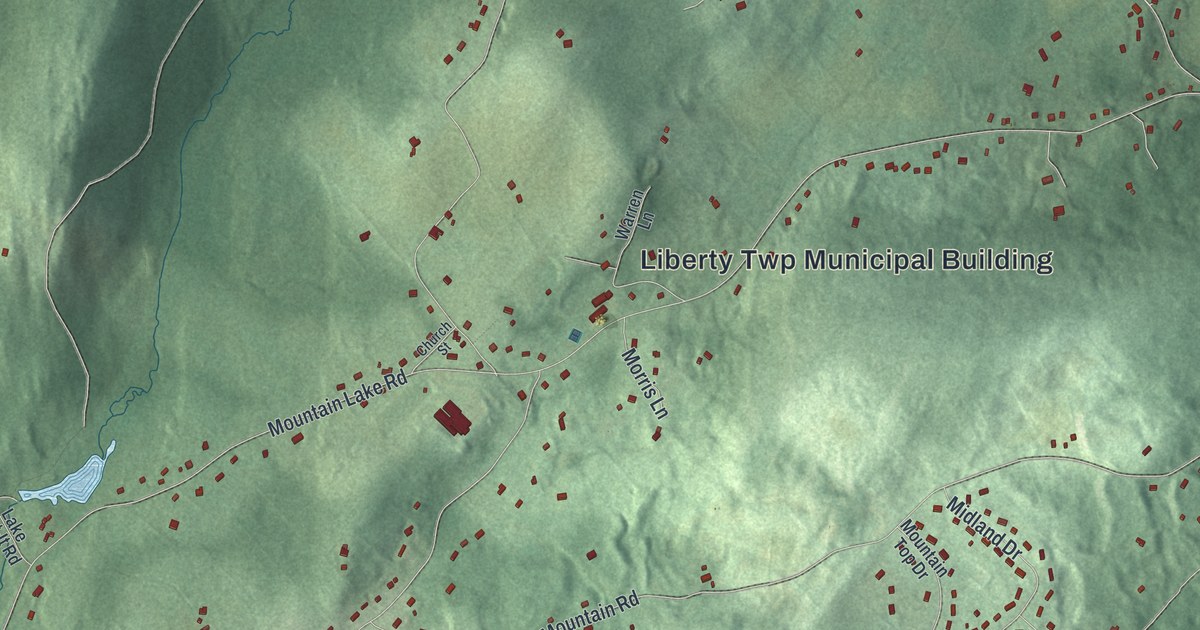 Map of Liberty, New Jersey