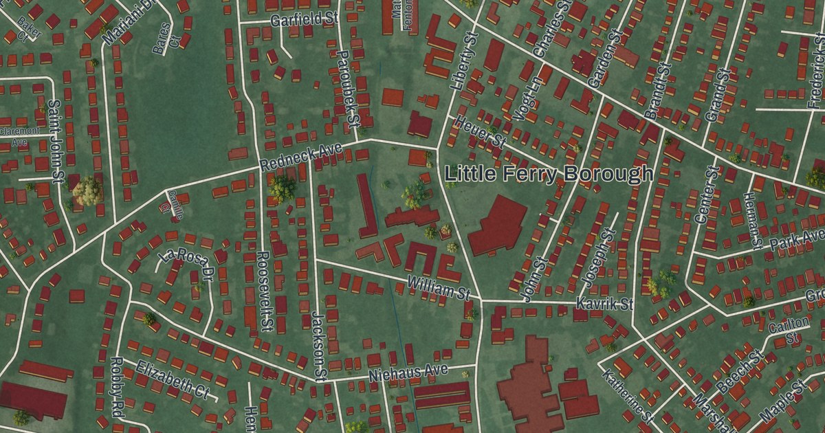 Map of Little Ferry, New Jersey