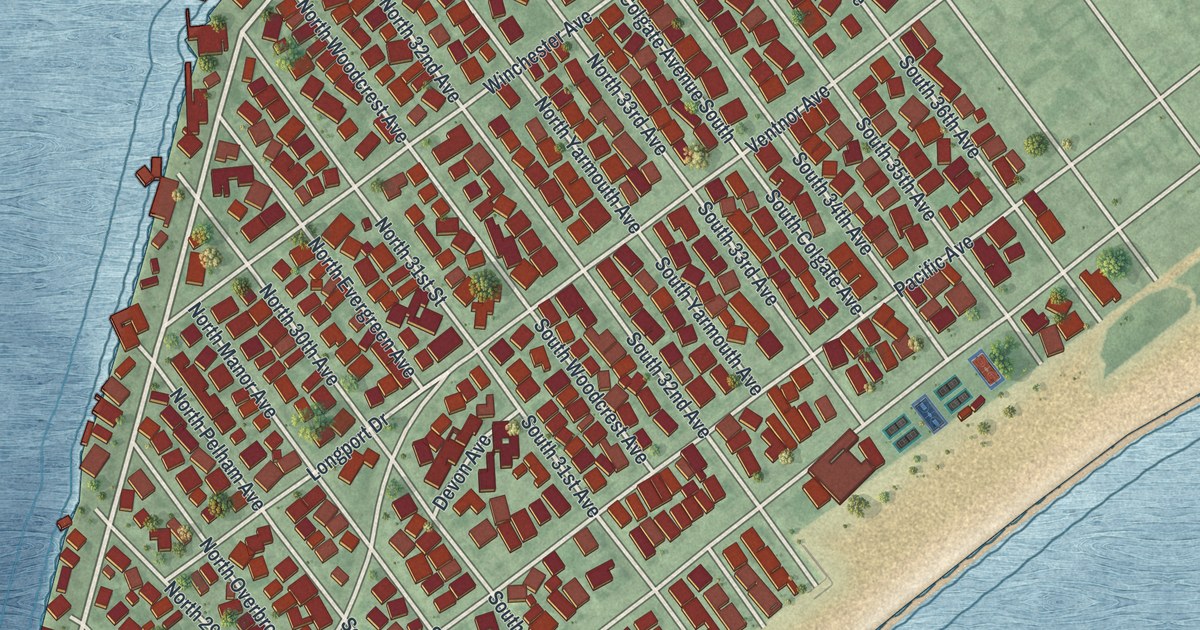 Map of Longport, New Jersey