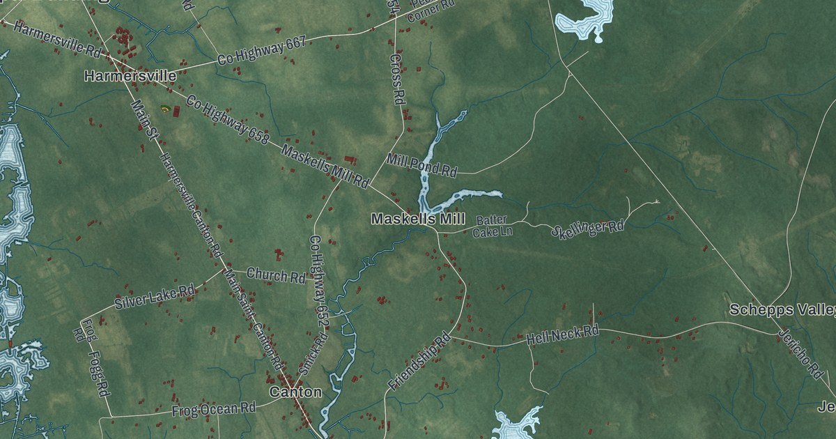 Map of Lower Alloways Creek, New Jersey