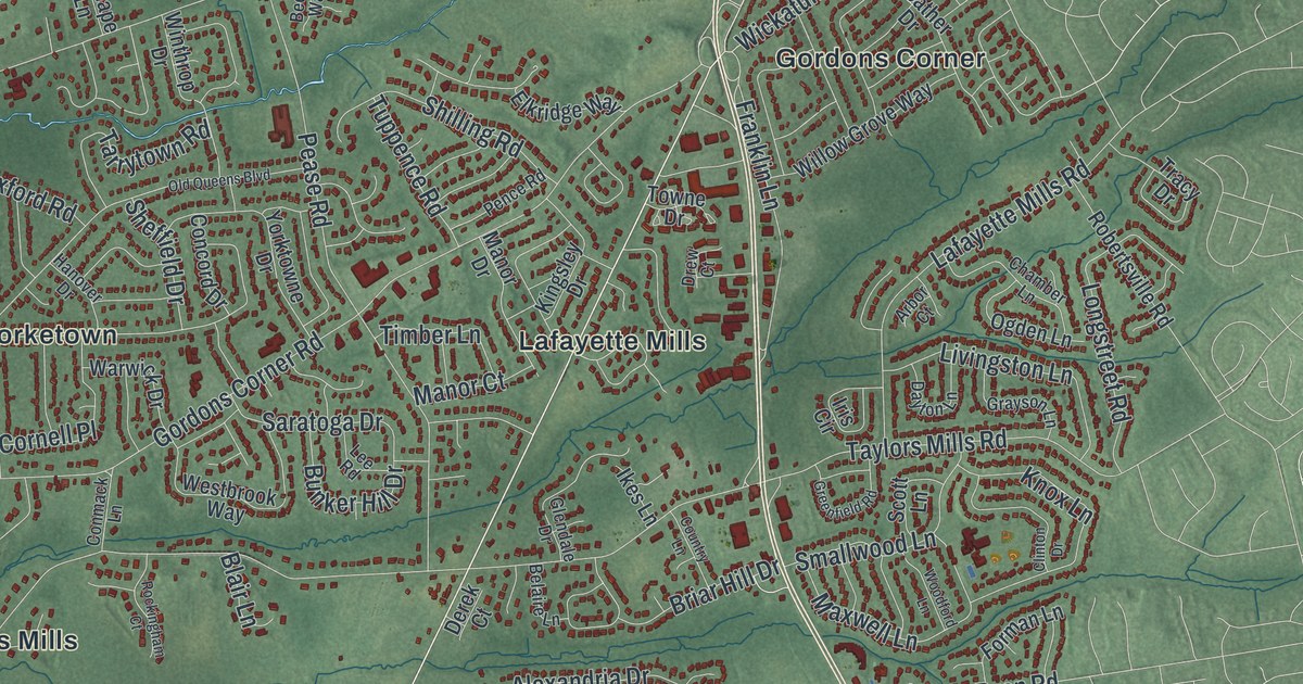 Map of Manalapan, New Jersey