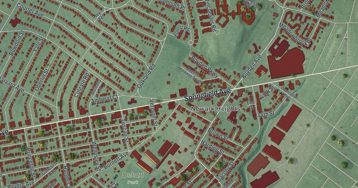 Map of Maplewood, New Jersey