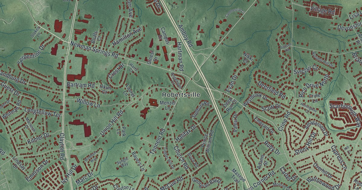 Map of Marlboro, New Jersey
