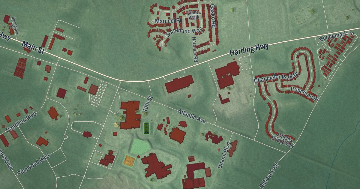 Map of Mays Landing, New Jersey