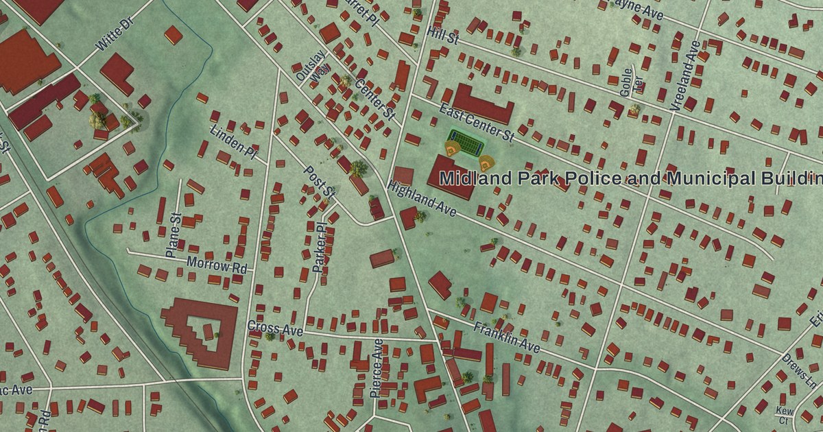 Map of Midland Park, New Jersey