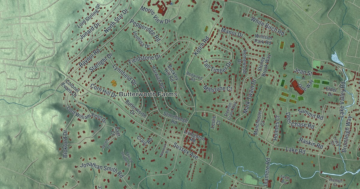 Map of Morris, New Jersey