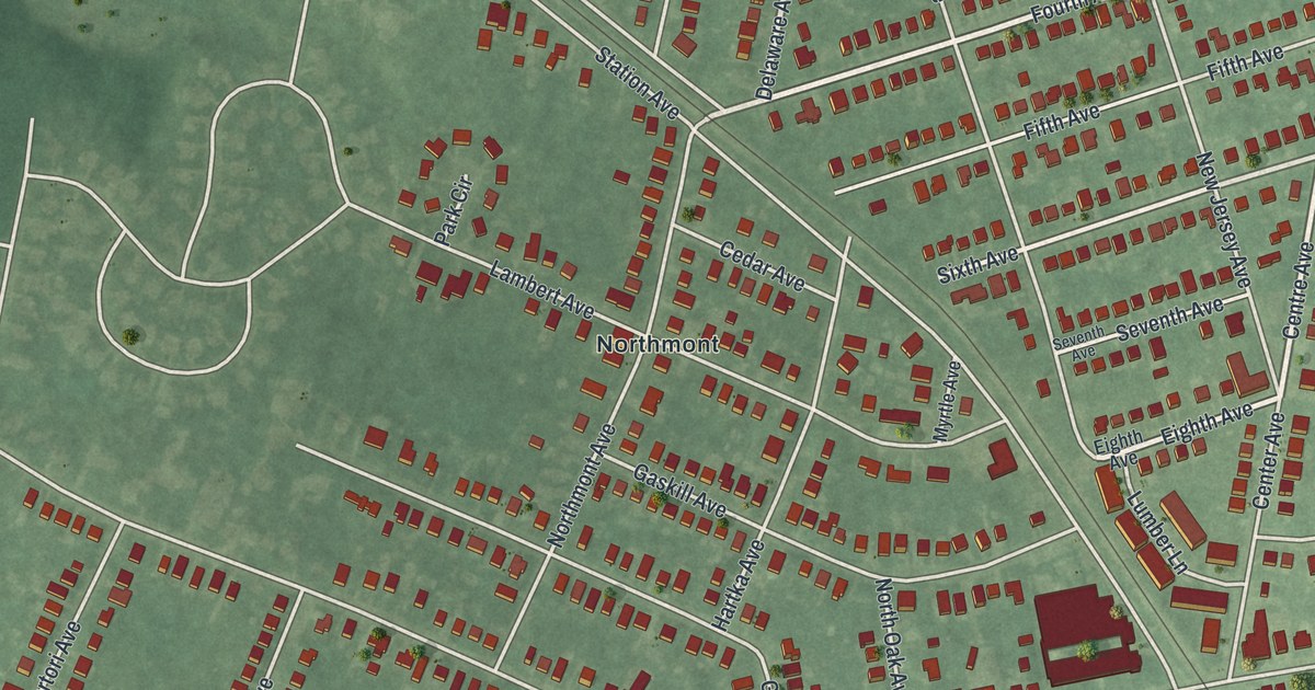 Map of Mount Ephraim, New Jersey