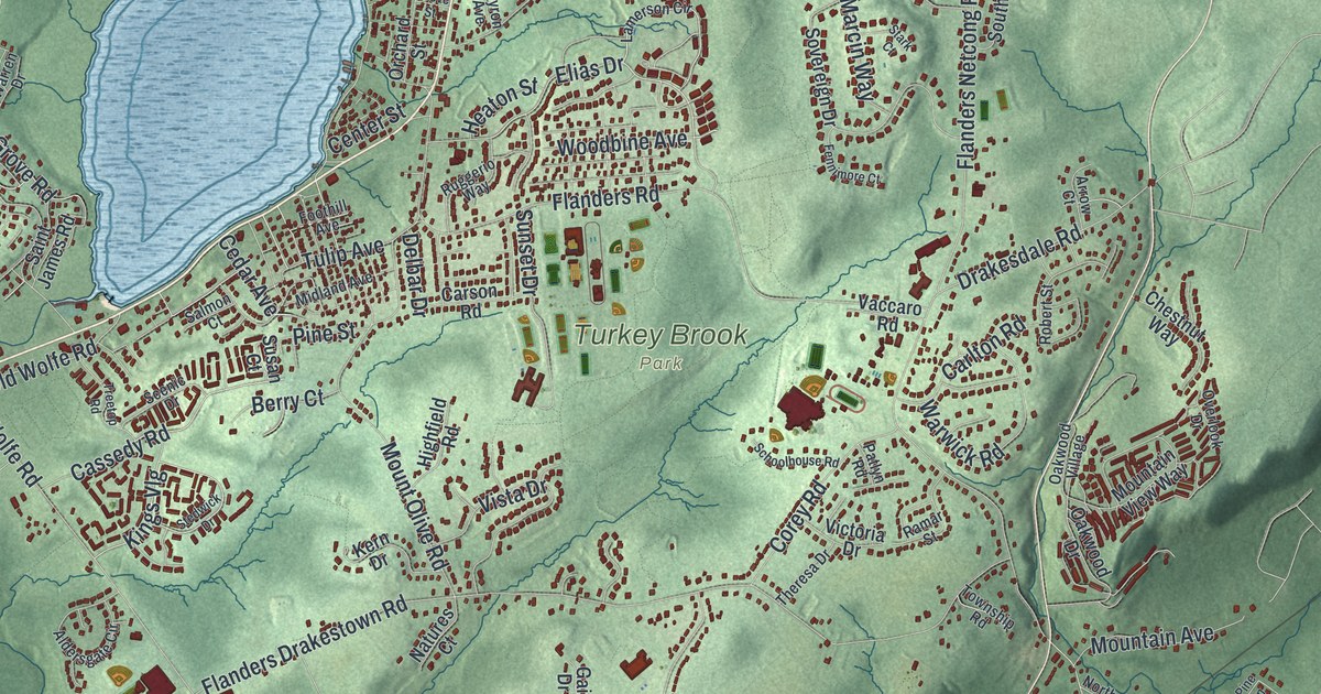 Map of Mount Olive, New Jersey