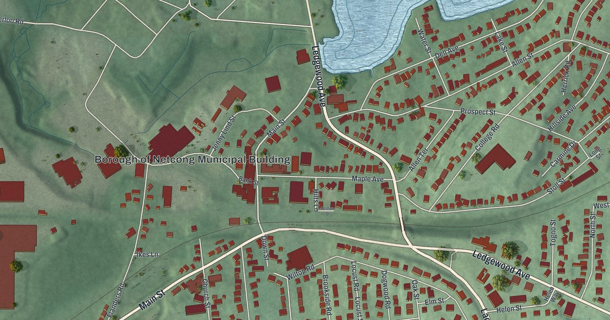Map of Netcong, New Jersey