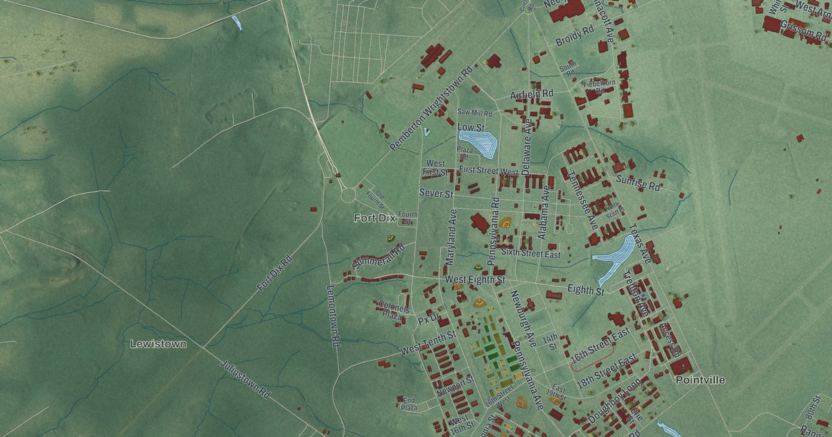 Map of New Hanover, New Jersey