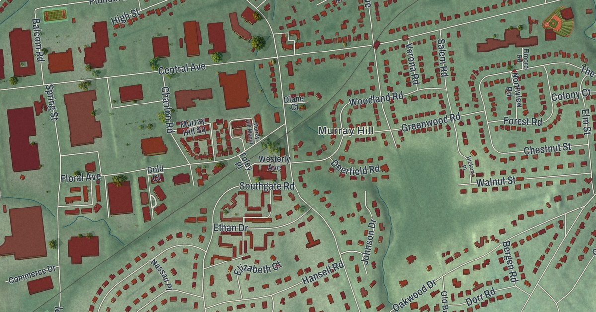 Map of New Providence, New Jersey