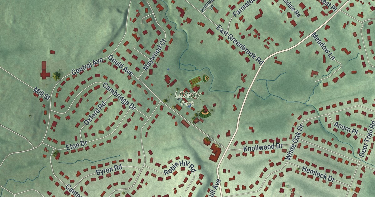 Map of North Caldwell, New Jersey