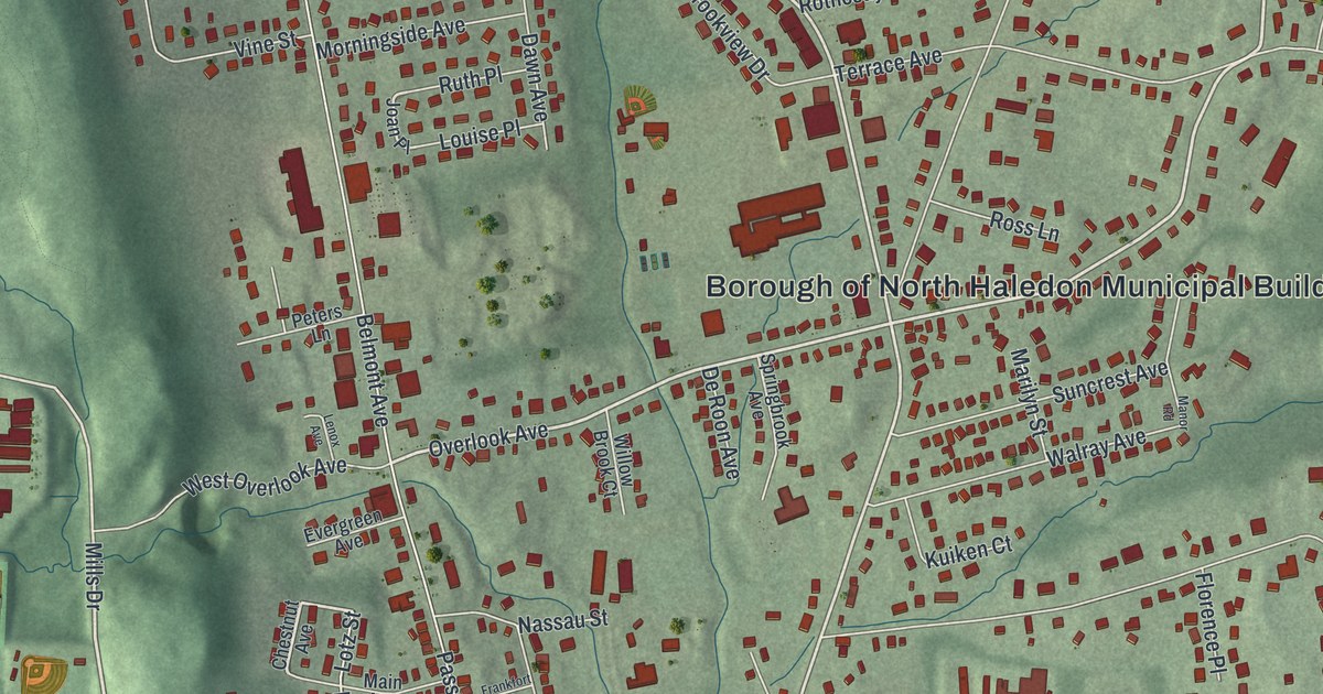Map of North Haledon, New Jersey