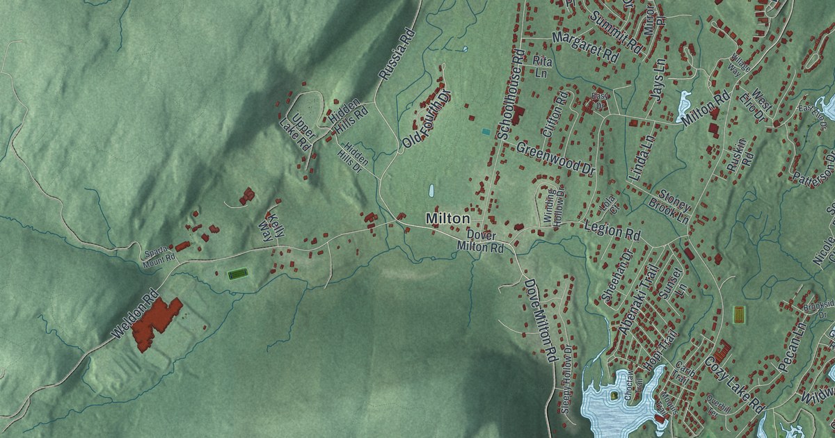 Map of Oak Ridge, New Jersey