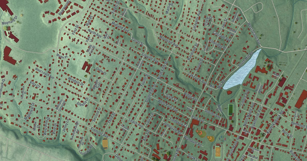Map of Park Ridge, New Jersey