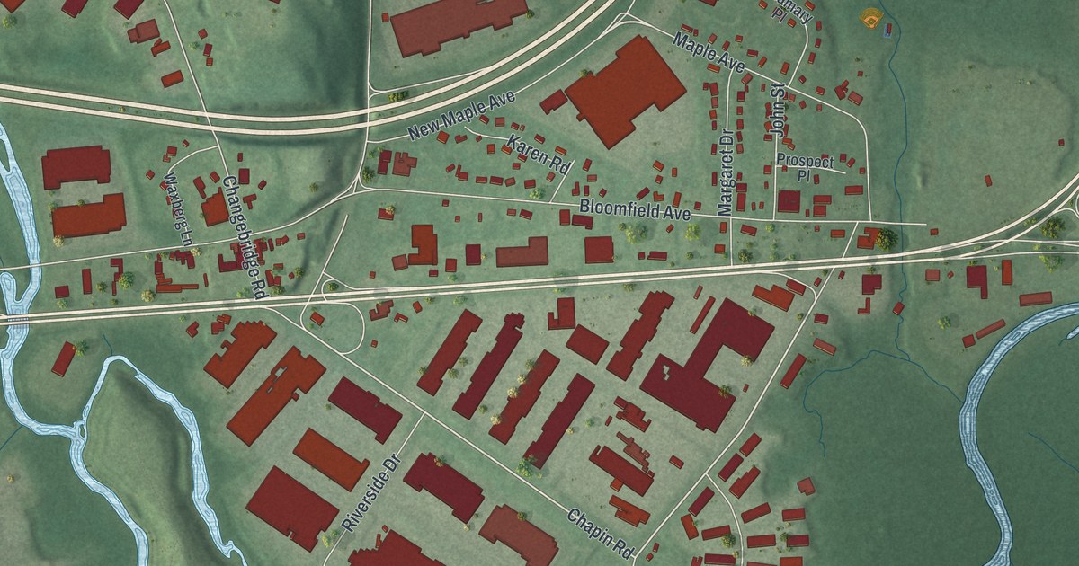 Map of Pine Brook, New Jersey