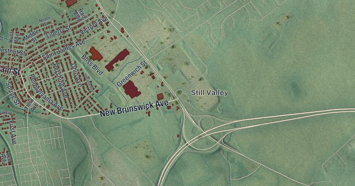 Map of Pohatcong, New Jersey