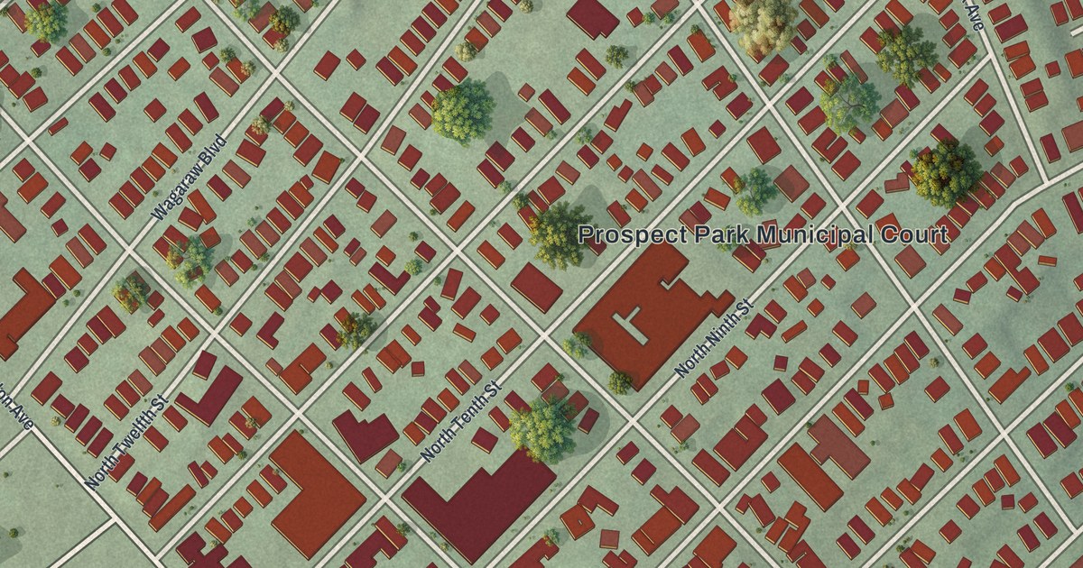 Map of Prospect Park, New Jersey