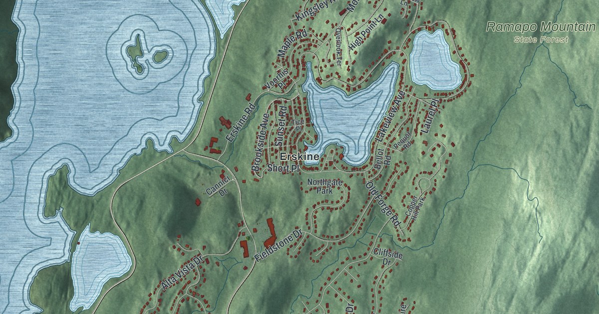 Map of Ringwood, New Jersey