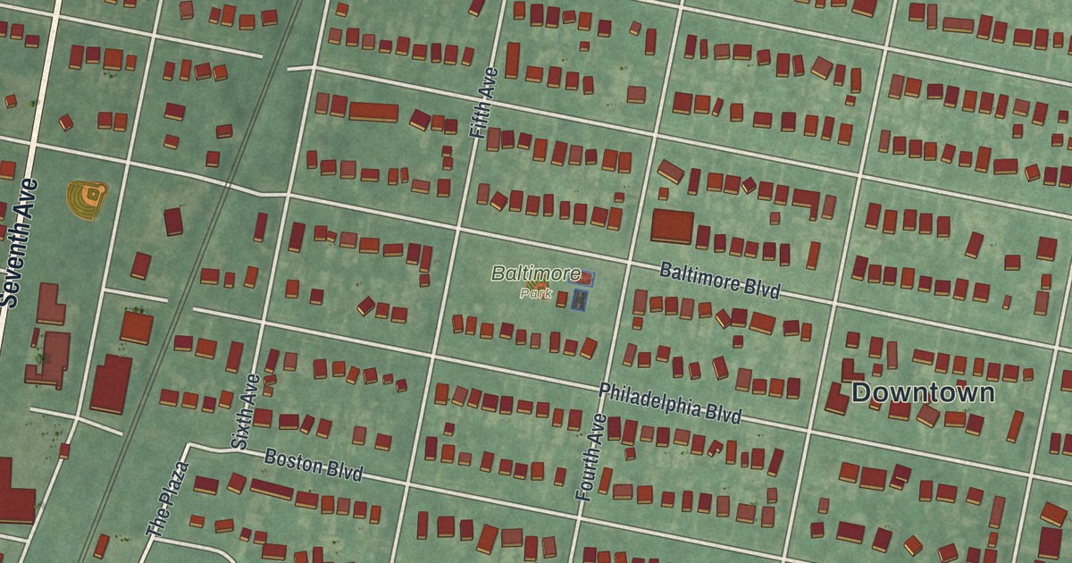Map of Sea Girt, New Jersey