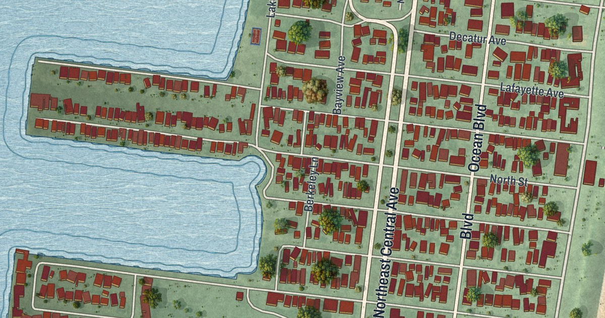 Map of Seaside Park, New Jersey