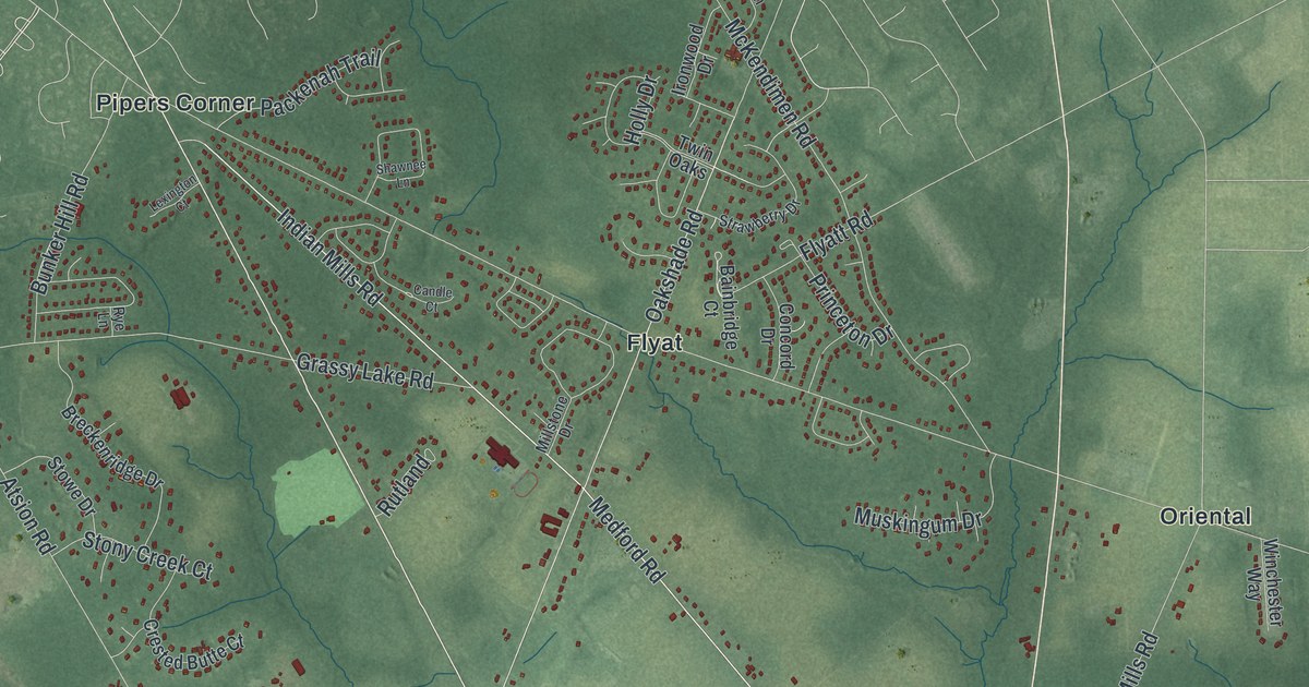 Map of Shamong, New Jersey