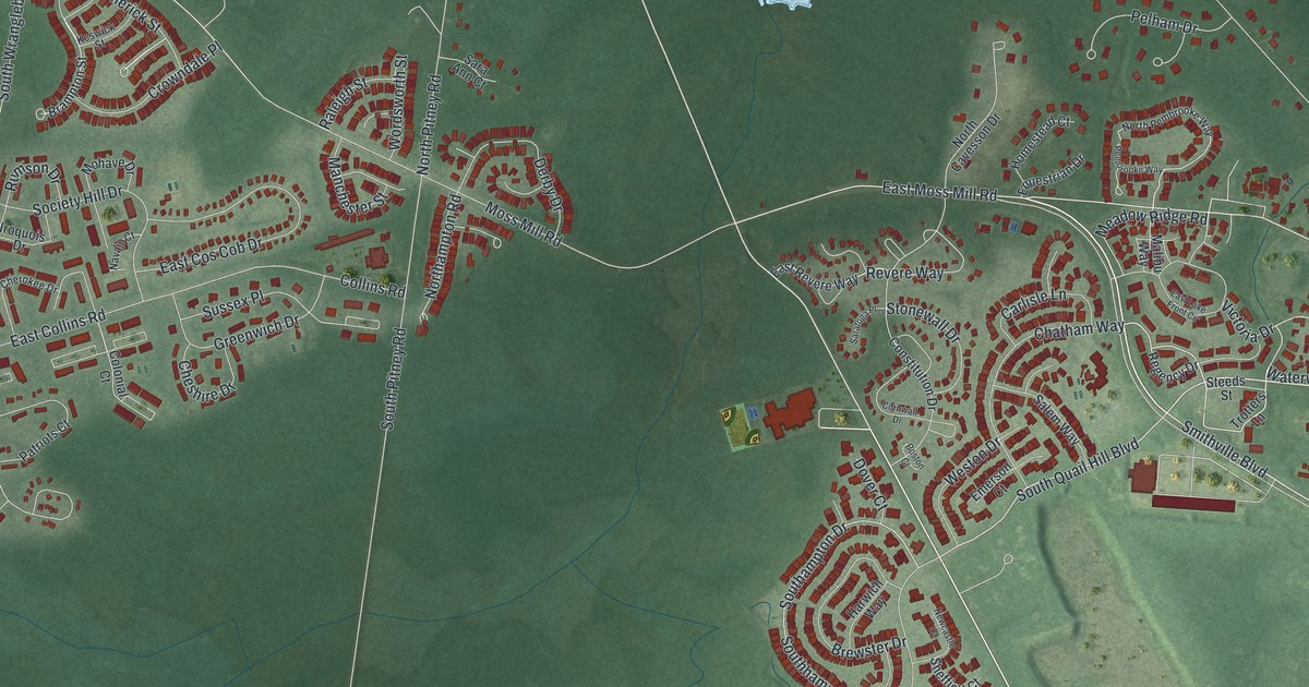 Map of Smithville, New Jersey