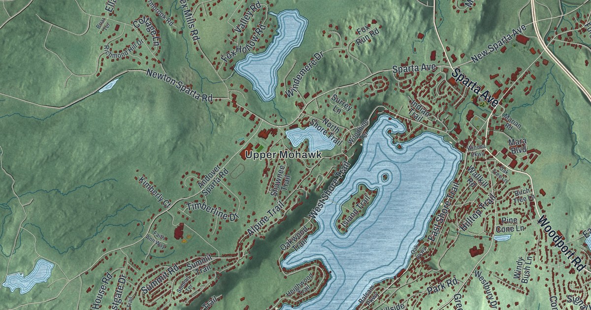 Map of Sparta, New Jersey