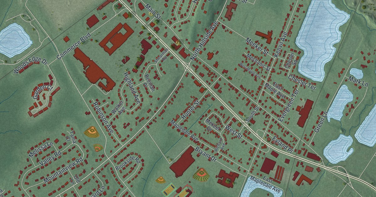 Map of Succasunna, New Jersey