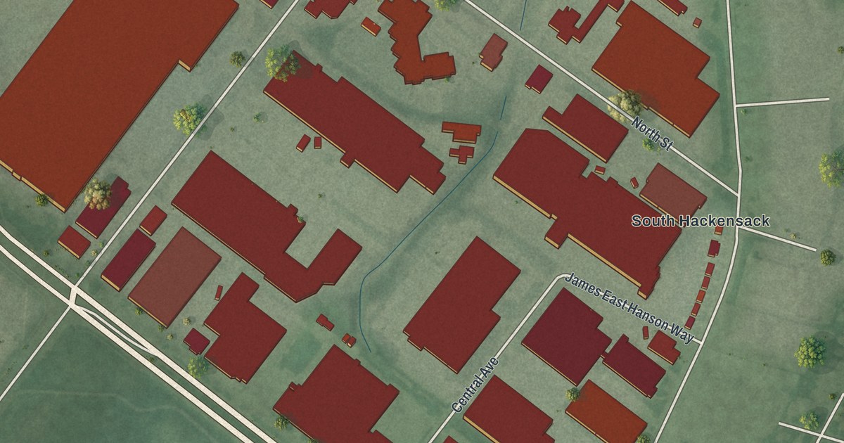 Map of Teterboro, New Jersey