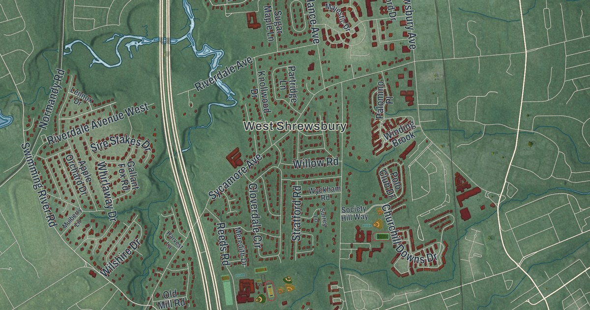 Map of Tinton Falls, New Jersey