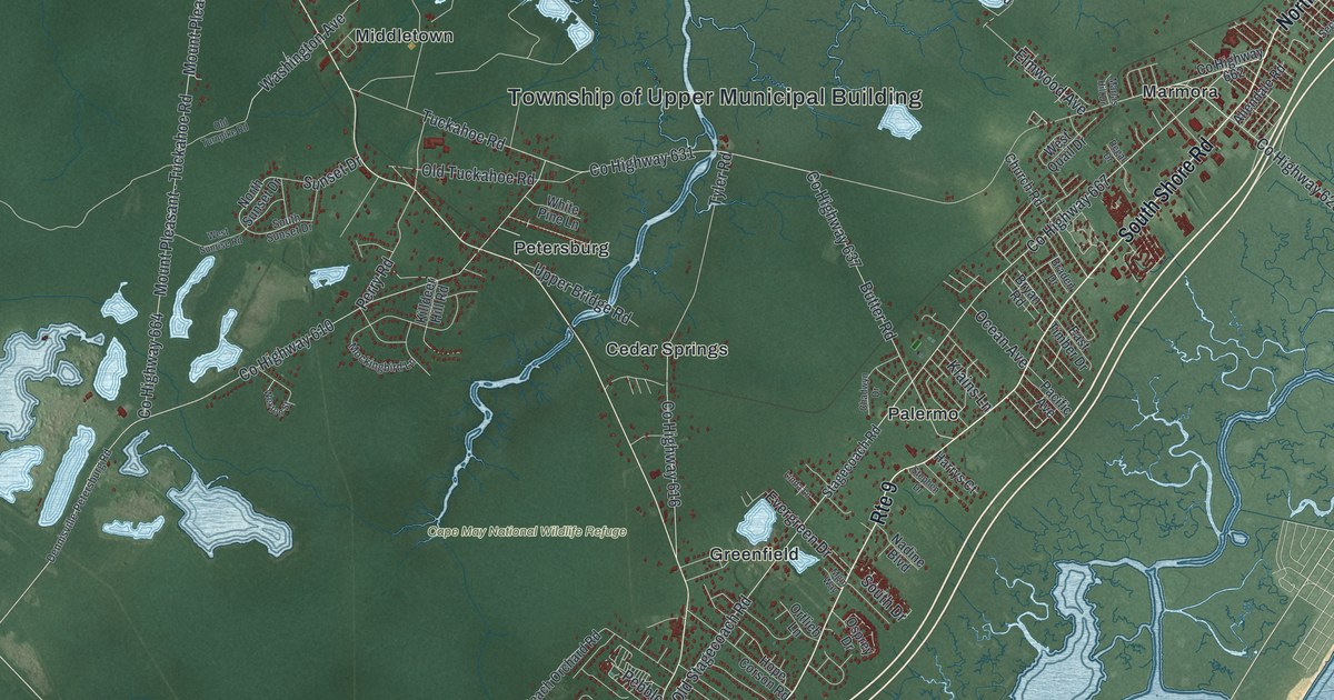 Map of Upper, New Jersey