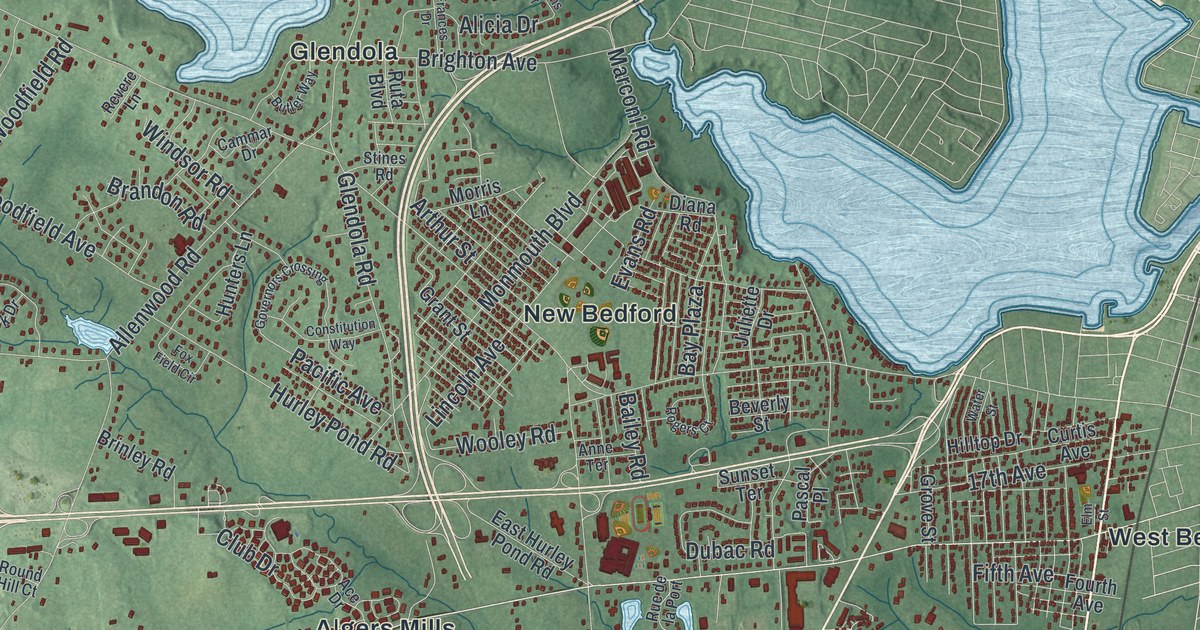 Map of Wall, New Jersey