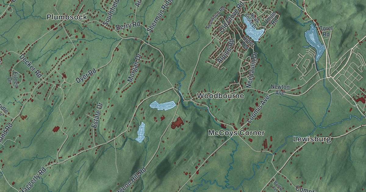Map of Wantage, New Jersey