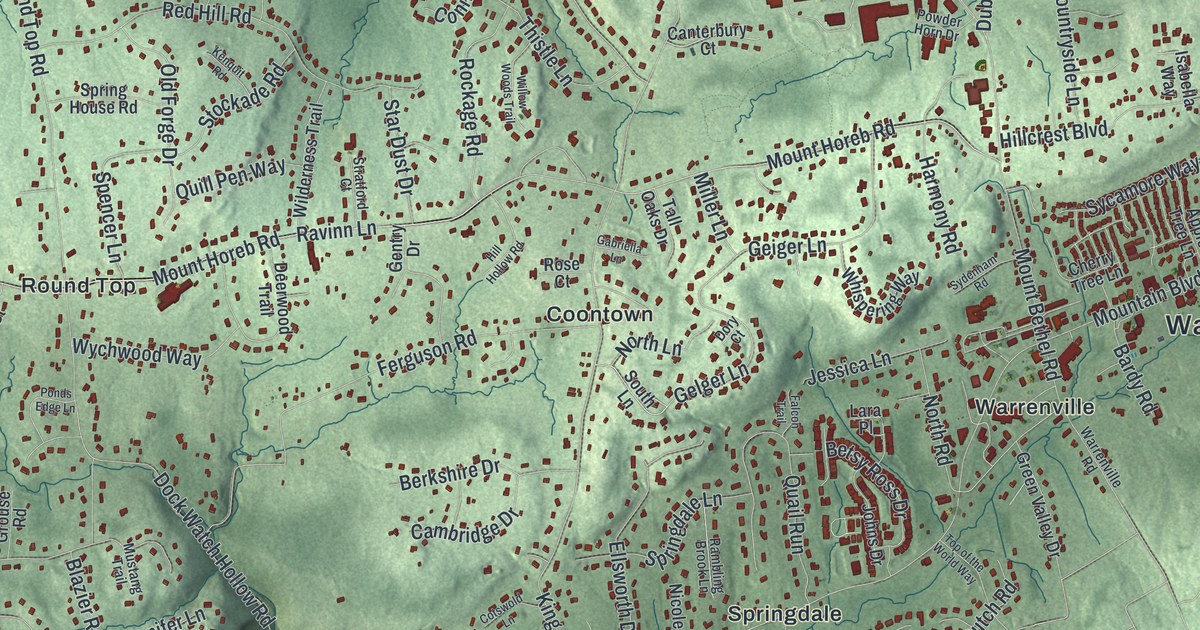 Map of Warren, New Jersey