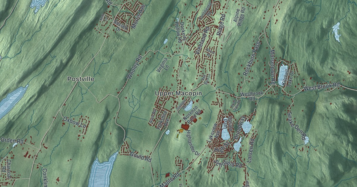 Map of West Milford, New Jersey